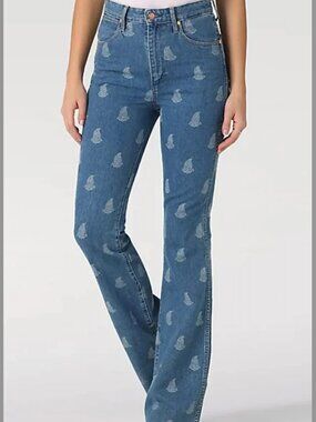 Wranger Paisley Bootcut Jeans